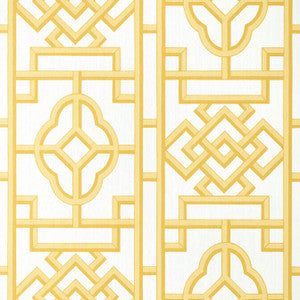 Gateway Yellow T13312 by Thibaut Designer Wallpaper