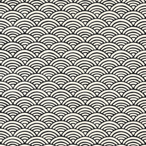 Maris Black T13379 by Thibaut Designer Wallpaper