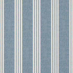 Canvas Stripe Navy T13393 by Thibaut Designer Wallpaper