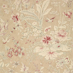 Rosalind Beige T13601 by Thibaut Designer Wallpaper
