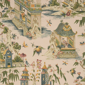 Grand Palace Blush T13616 by Thibaut Designer Wallpaper
