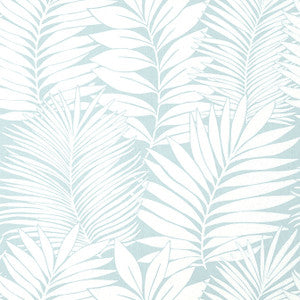 Siesta Key Spa Blue T13929 by Thibaut Designer Wallpaper