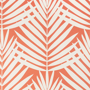 Croatia Coral T13934 by Thibaut Designer Wallpaper