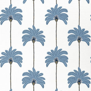 Sunset Boulevard Blue T13944 by Thibaut Designer Wallpaper