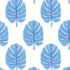 Monstera Blue T13953 by Thibaut Designer Wallpaper