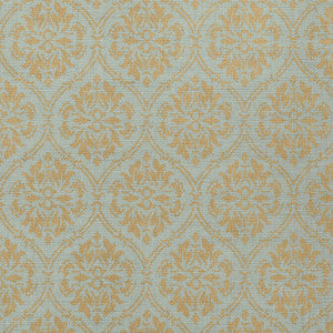 Bankun Damask Teal T14121 by Thibaut Designer Wallpaper