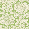 TRELAWNY DAMASK Green T14219 by Thibaut Designer Wallpaper