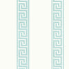 ANDREAS STRIPE Aqua T14239 by Thibaut Designer Wallpaper