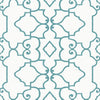 OGDEN Turquoise T14256 by Thibaut Designer Wallpaper