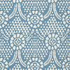 Chamomile Blue and White T14314 by Thibaut Designer Wallpaper
