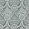 Chamomile Grey T14317 by Thibaut Designer Wallpaper