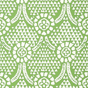 Chamomile Green T14318 by Thibaut Designer Wallpaper