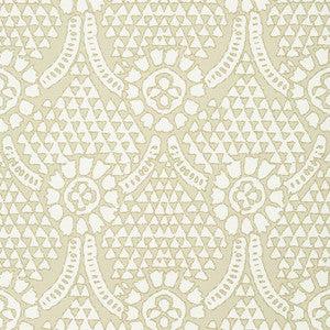 Chamomile Beige T14319 by Thibaut Designer Wallpaper