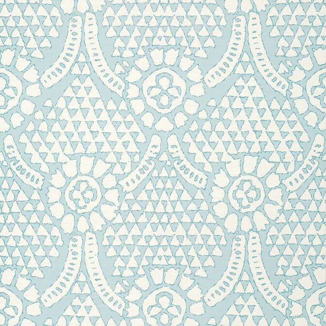 Chamomile Spa Blue T14320 by Thibaut Wallpaper Thibaut Wallpaper Chamomile Spa Blue T14320Wallpaper Canopy Wallpaper UNITED STATES </p><p>Repeat: V: 18 27 - Fabric Carolina -