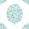 Ridgefield Green and Spa T14323 by Thibaut Designer Wallpaper