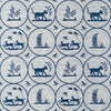 Dooley Navy T14348 by Thibaut Designer Wallpaper