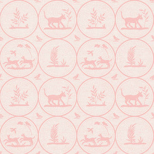Dooley Pink T14353 by Thibaut Designer Wallpaper