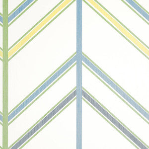 Ventura Blue and Green T14354 by Thibaut Designer Wallpaper