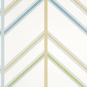 Ventura Beige and Spa Blue T14357 by Thibaut Designer Wallpaper