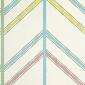 Ventura Pink and Green T14358 by Thibaut Designer Wallpaper