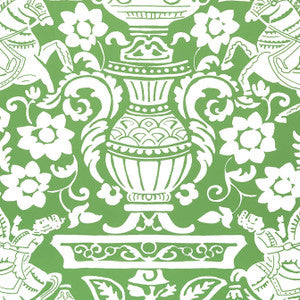 Galway Green T14359 by Thibaut Designer Wallpaper