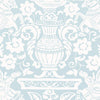Galway Spa Blue T14360 by Thibaut Designer Wallpaper