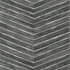 Wood Herringbone Charcoal T14574 by Thibaut Designer Wallpaper