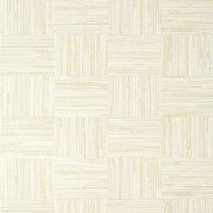 Bayshore Basket Off White T14587 by Thibaut Designer Wallpaper