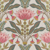 LOTUS Cranberry T14606 by Thibaut Designer Wallpaper