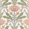 LOTUS Apricot T14609 by Thibaut Designer Wallpaper