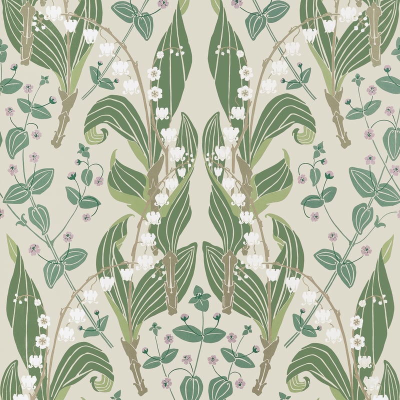 HARBOR SPRINGS Sage T14619 by Thibaut Designer Wallpaper