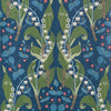 HARBOR SPRINGS Navy T14621 by Thibaut Designer Wallpaper