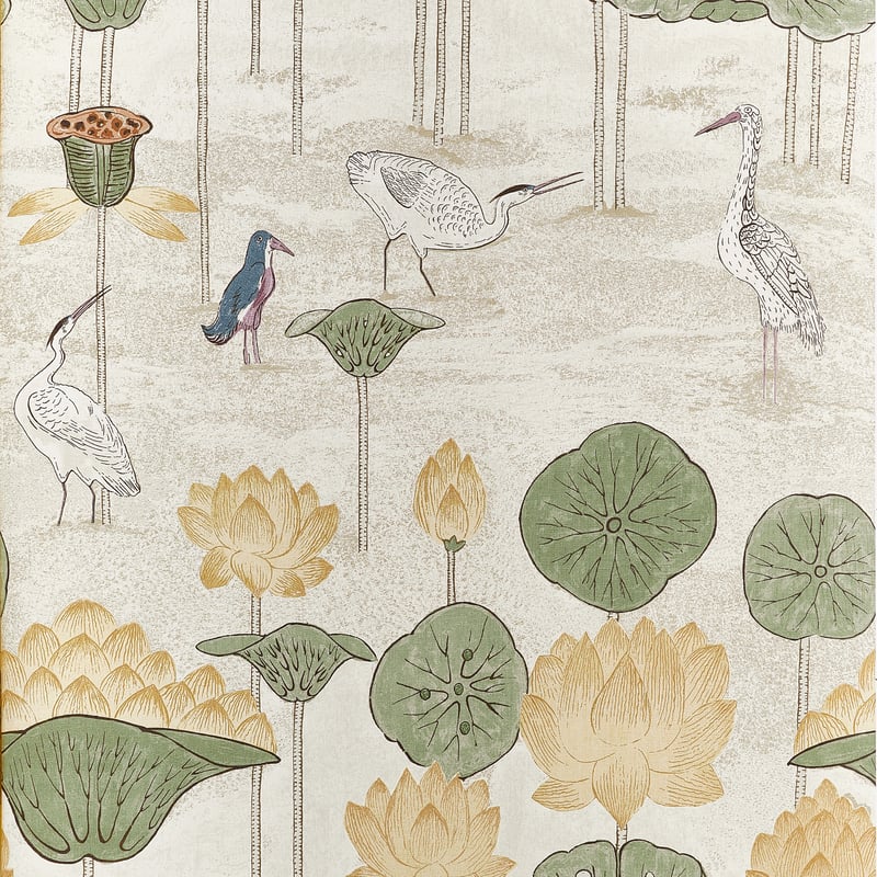 MALEA Gold T14634 by Thibaut Designer Wallpaper