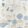 MALEA Blue and Beige T14636 by Thibaut Designer Wallpaper