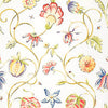 WESTFIELD Brights on White T154 by Thibaut Designer Wallpaper