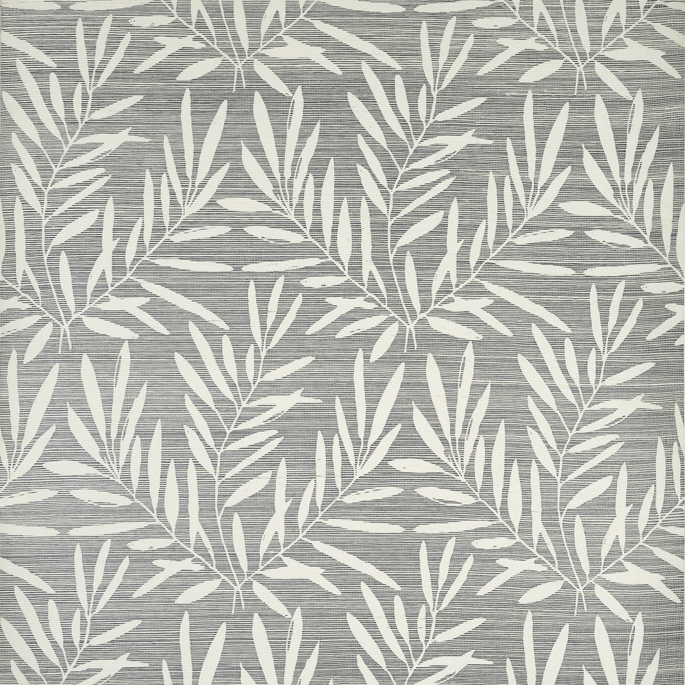 Summer Leaves Charcoal T15801  by Thibaut Wallpaper Thibaut Wallpaper Summer Leaves Charcoal T15801 Wallpaper ISLANDER Sisal  U.S.A </p><p>Repeat: H: , V: 27.5  (69.85 cm) 36 in  (91.44 cm) - Fabric Carolina -