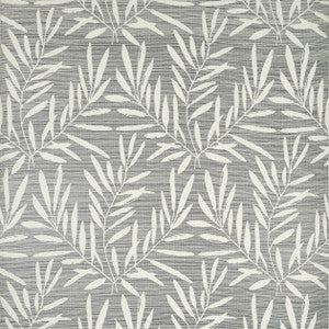 Summer Leaves Charcoal T15801  by Thibaut Designer Wallpaper