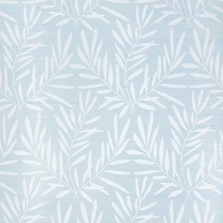 Summer Leaves Light Blue T15804  by Thibaut Wallpaper Thibaut Wallpaper Summer Leaves Light Blue T15804 Wallpaper ISLANDER Sisal  U.S.A </p><p>Repeat: H: , V: 27.5  (69.85 cm) 36 in  (91.44 cm) - Fabric Carolina -