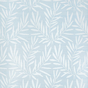 Summer Leaves Light Blue T15804  by Thibaut Designer Wallpaper
