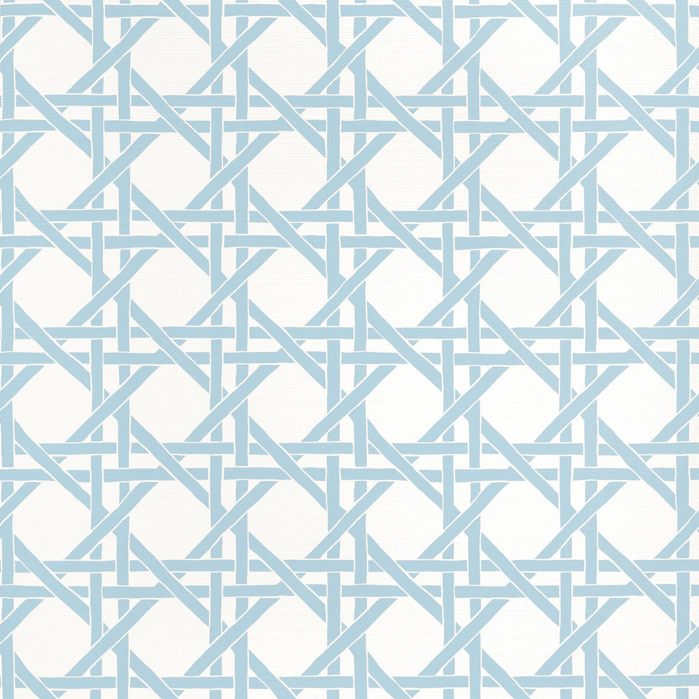 Canary Trellis Light Blue T15815  by Thibaut Wallpaper Thibaut Wallpaper Canary Trellis Light Blue T15815 Wallpaper ISLANDER Non-Woven Vinyl Wallpaper  U.S.A </p><p>Repeat: H: , V: 9  (22.86 cm) 27 in  (68.58 cm) - Fabric Carolina -