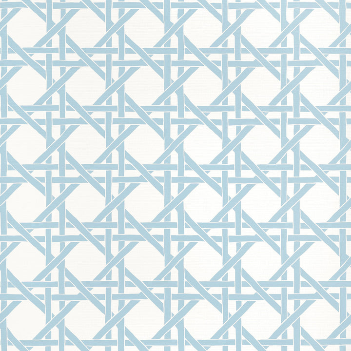 Canary Trellis Light Blue T15815  by Thibaut Wallpaper Thibaut Wallpaper Canary Trellis Light Blue T15815 Wallpaper ISLANDER Non-Woven Vinyl Wallpaper  U.S.A </p><p>Repeat: H: , V: 9  (22.86 cm) 27 in  (68.58 cm) - Fabric Carolina -