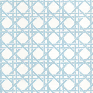 Canary Trellis Light Blue T15815  by Thibaut Designer Wallpaper