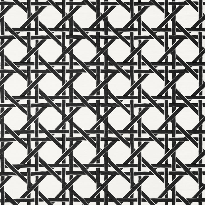 Canary Trellis Black T15816  by Thibaut Wallpaper Thibaut Wallpaper Canary Trellis Black T15816 Wallpaper ISLANDER Non-Woven Vinyl Wallpaper  U.S.A </p><p>Repeat: H: , V: 9  (22.86 cm) 27 in  (68.58 cm) - Fabric Carolina -