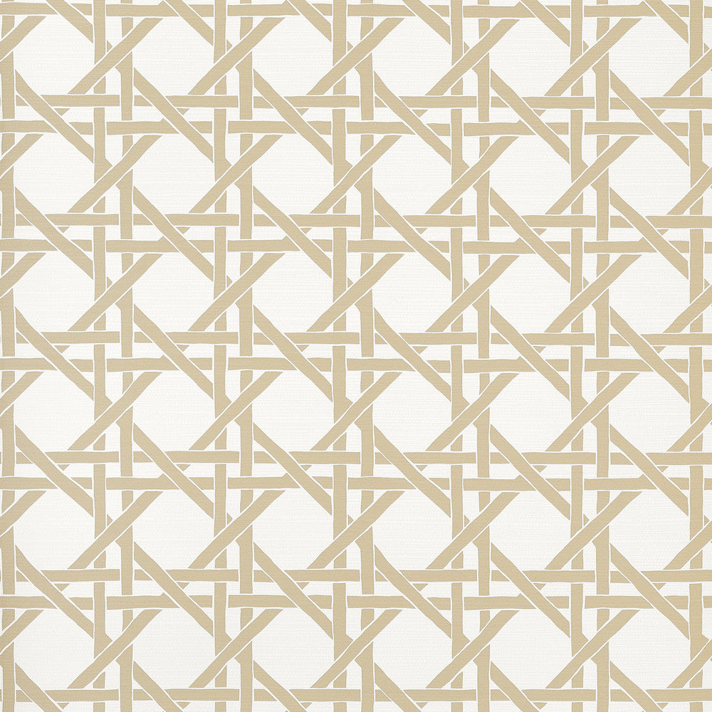 Canary Trellis Beige T15817  by Thibaut Wallpaper Thibaut Wallpaper Canary Trellis Beige T15817 Wallpaper ISLANDER Non-Woven Vinyl Wallpaper  U.S.A </p><p>Repeat: H: , V: 9  (22.86 cm) 27 in  (68.58 cm) - Fabric Carolina -