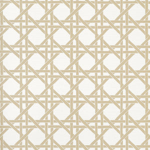 Canary Trellis Beige T15817  by Thibaut Designer Wallpaper