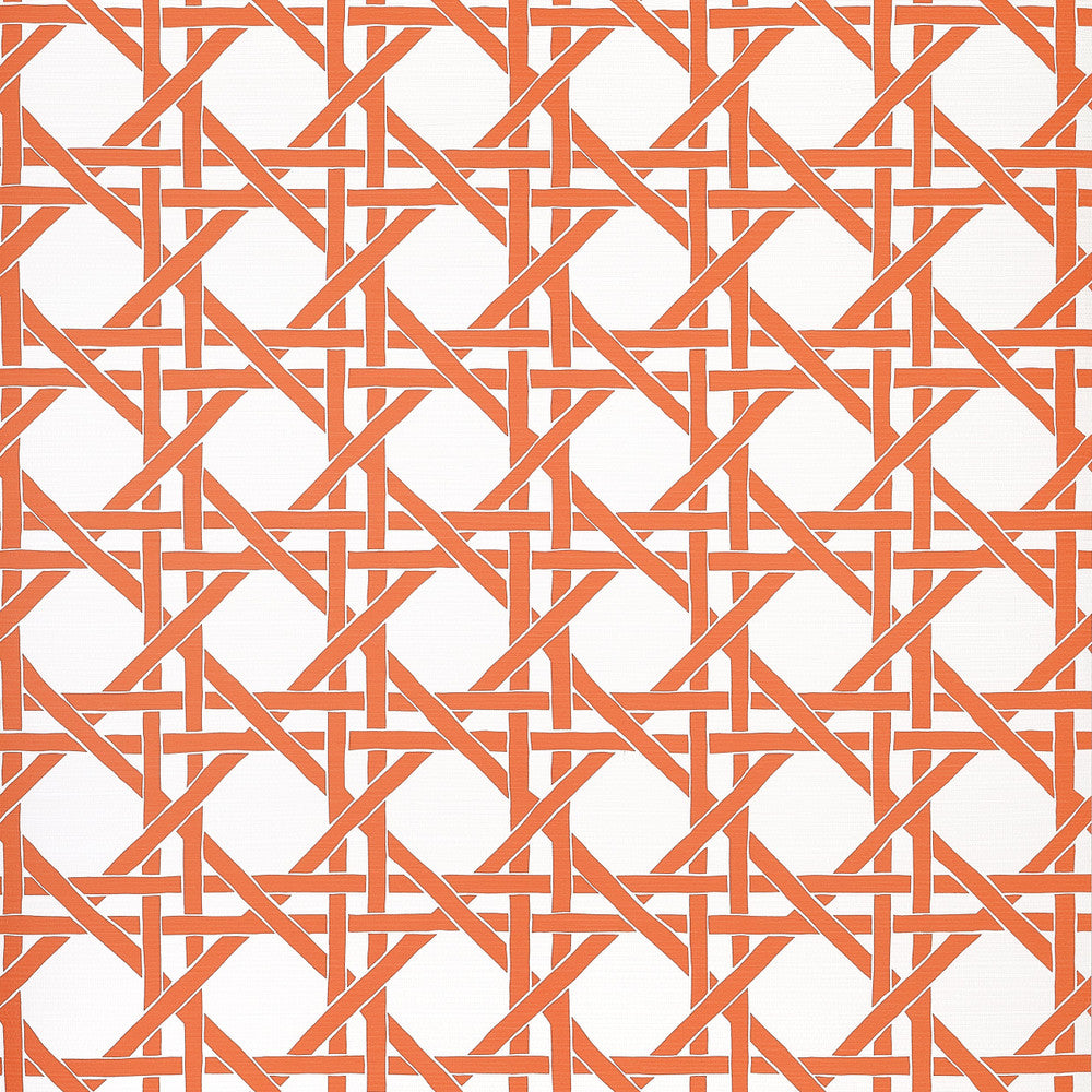 Canary Trellis Coral T15818  by Thibaut Wallpaper Thibaut Wallpaper Canary Trellis Coral T15818 Wallpaper ISLANDER Non-Woven Vinyl Wallpaper  U.S.A </p><p>Repeat: H: , V: 9  (22.86 cm) 27 in  (68.58 cm) - Fabric Carolina -