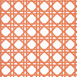 Canary Trellis Coral T15818  by Thibaut Designer Wallpaper