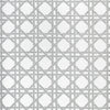 CANARY TRELLIS Metallic Silver T15822 by Thibaut Designer Wallpaper