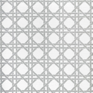 Canary Trellis Metallic Silver T15822  by Thibaut Designer Wallpaper