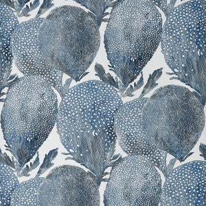 Under The Sea Navy T15824  by Thibaut Designer Wallpaper